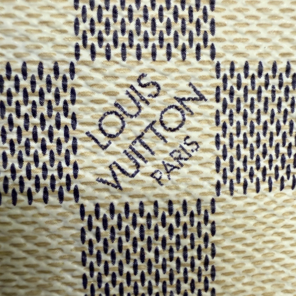 SOLD-Certified LOUIS VUITTON Damier Azur Speedy 25 - Dust Bag, Lock & Key, + COA - Picture 4 of 15